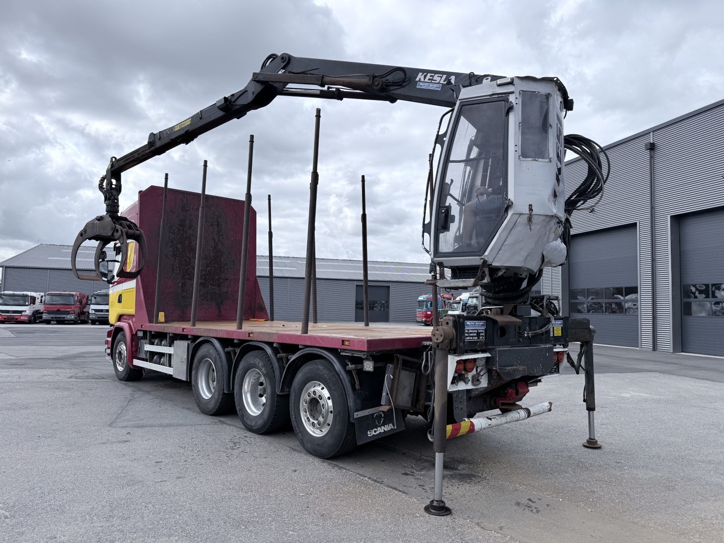 Scania R580 8x4*4 Kesla 21127 Skovbil