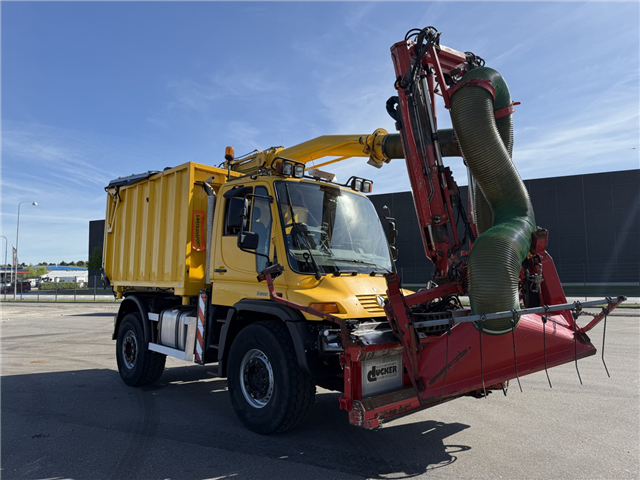 Unimog U500 4x4 / Dücker Tip / Sug / Slagleklipper