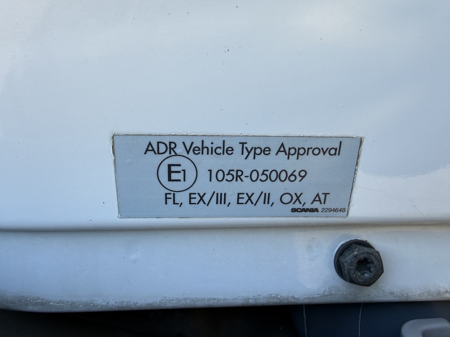 Scania R490 8x2*6 HNB ADR Chassis Euro 6