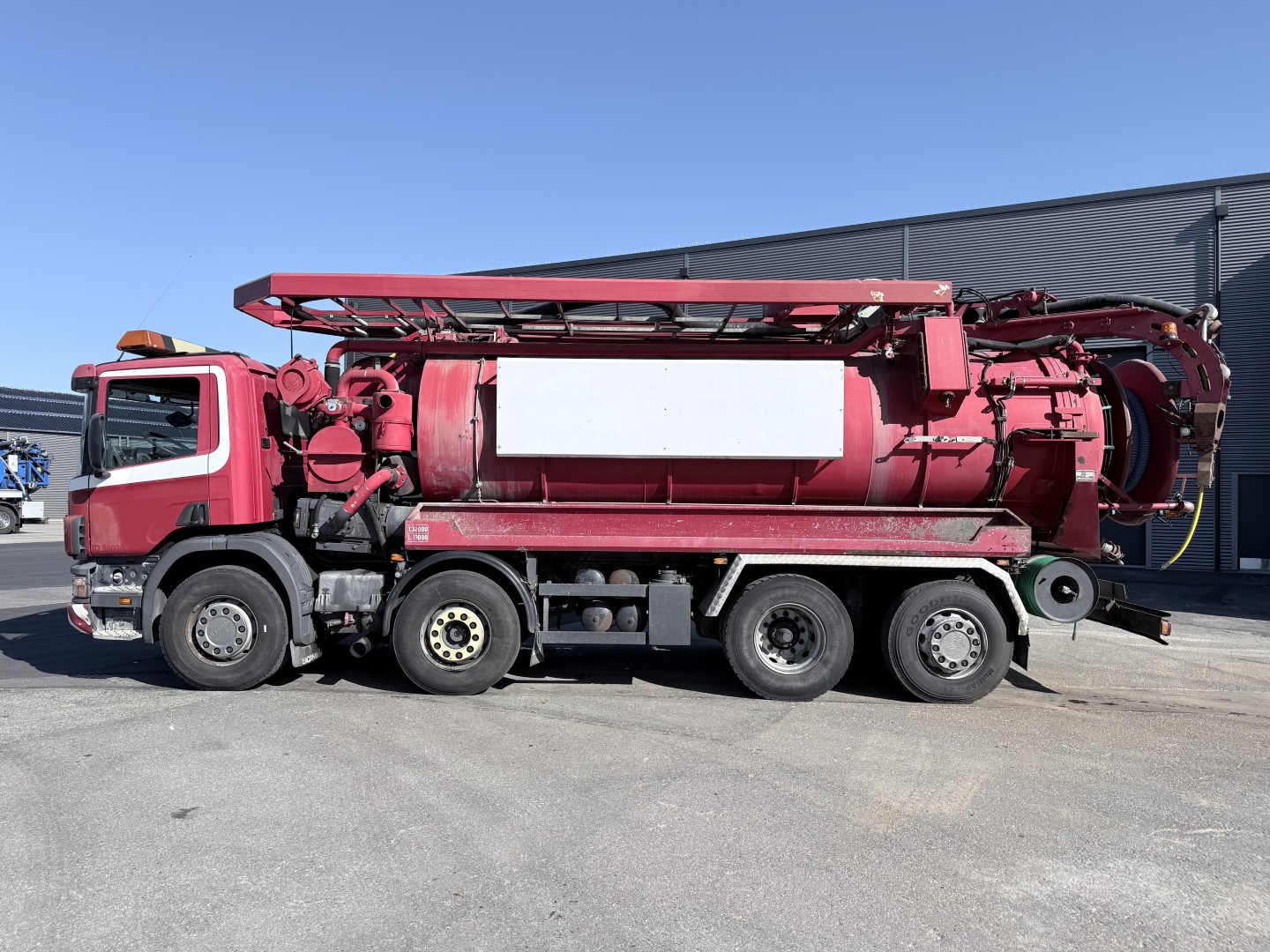 Scania 114G 380 8x2*6 Assmann 13,4 m3 PED Slamsuger