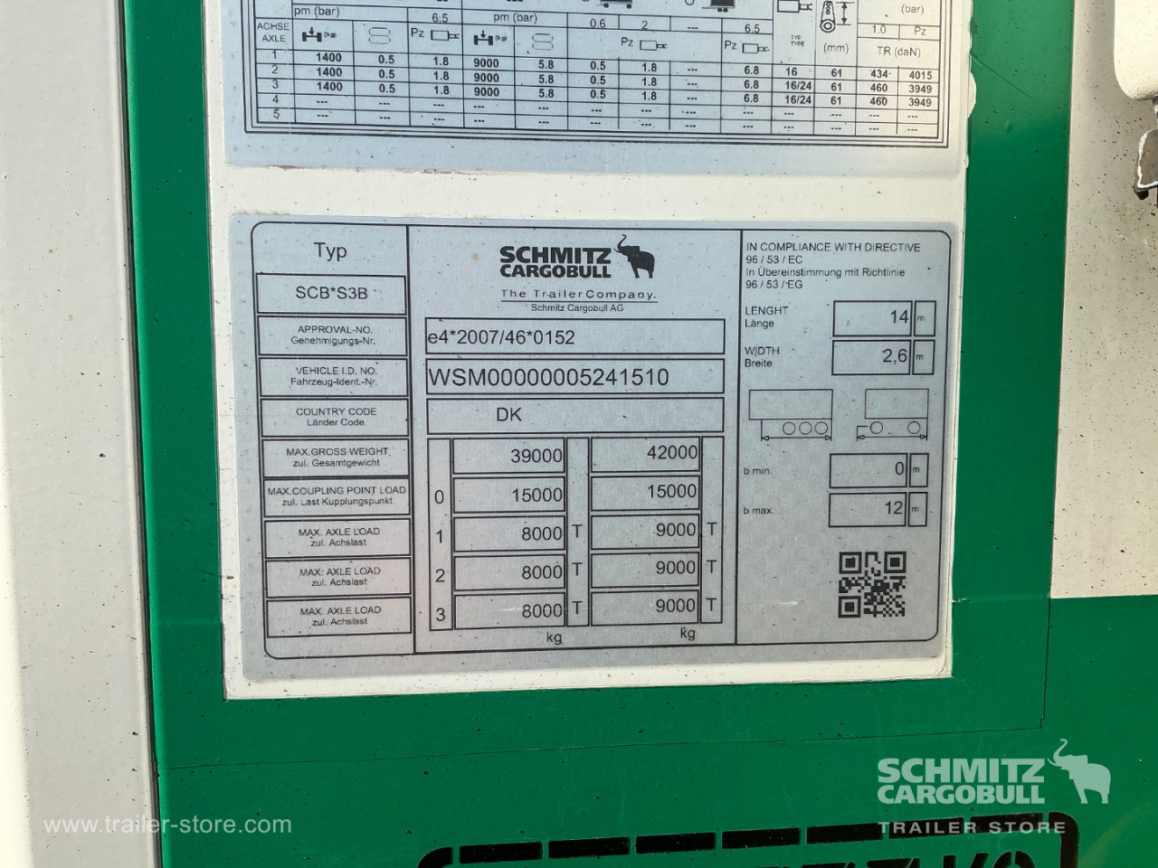Schmitz Semi Reefer Standard