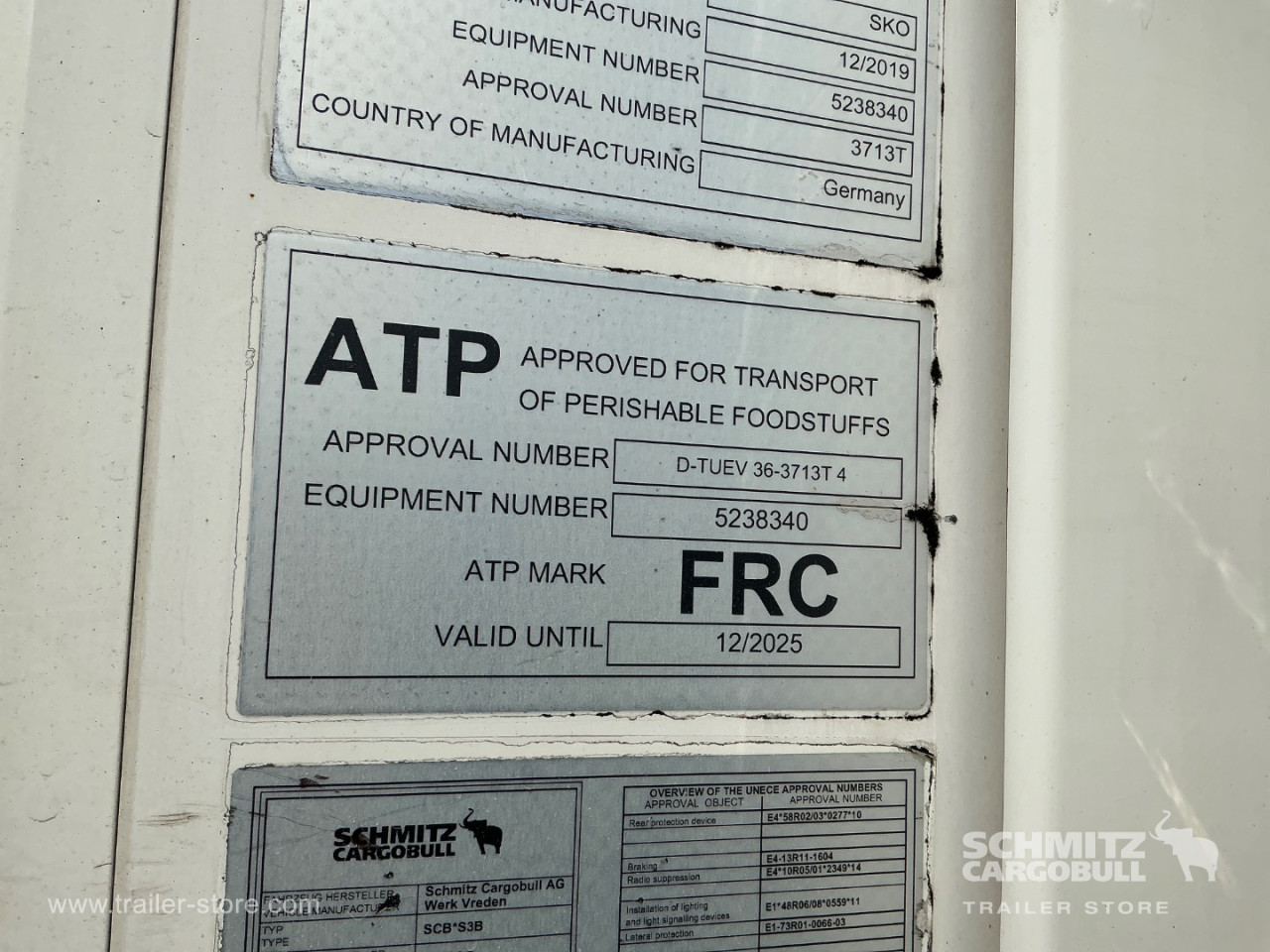 Schmitz Auflieger Tiefkühlkoffer Multitemp Dobbeltdækk Lift