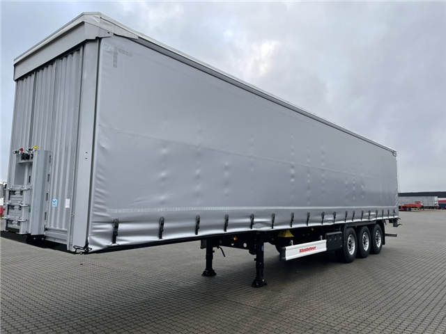 Kässbohrer 3 aks. gardintrailer m. truckbeslag