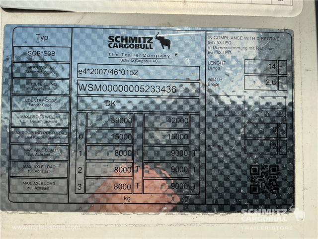 Schmitz Semi Reefer Multitemp Dobbeltdækk