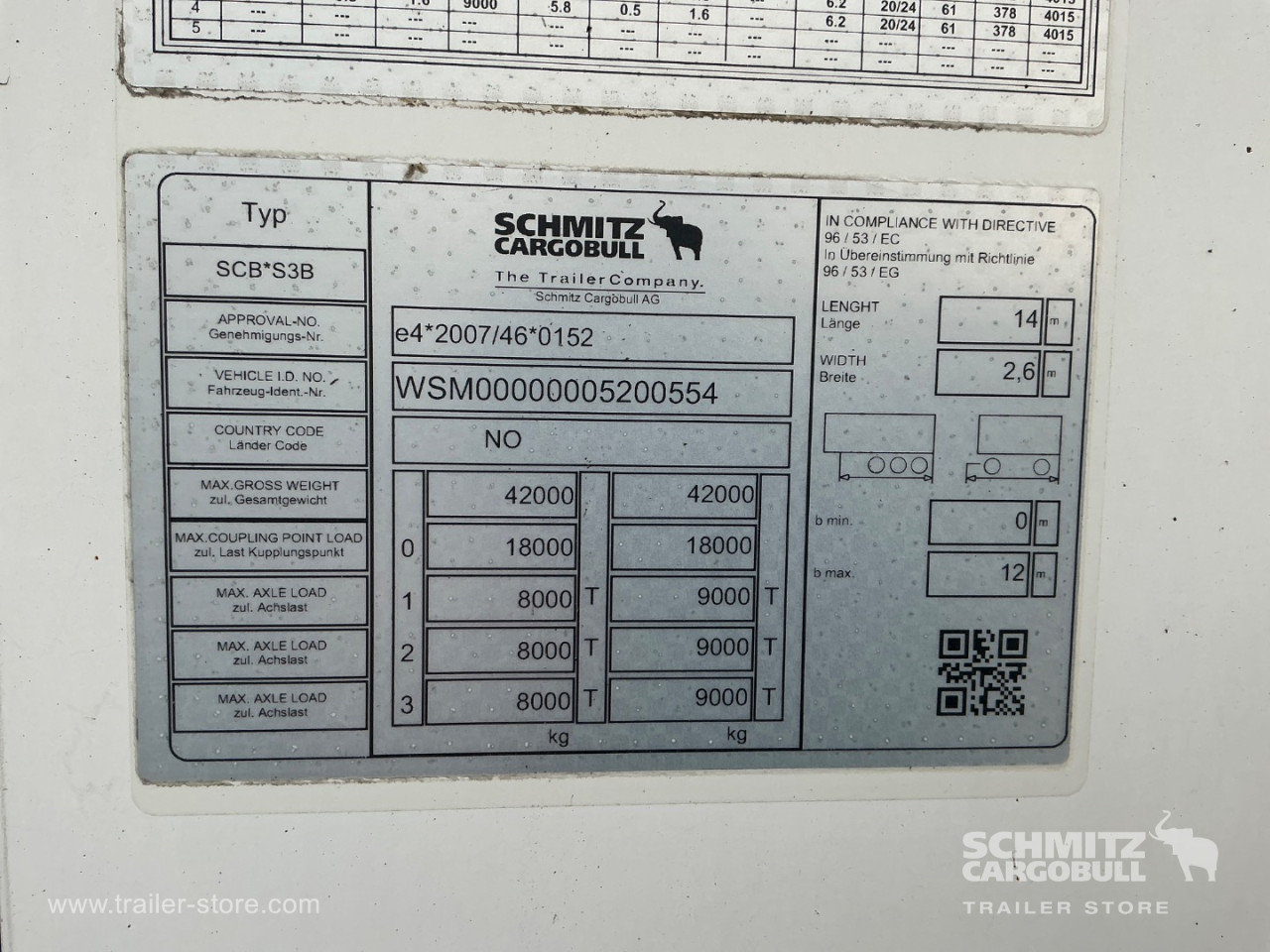 Schmitz Semi Reefer Multitemp Dobbeltdækk