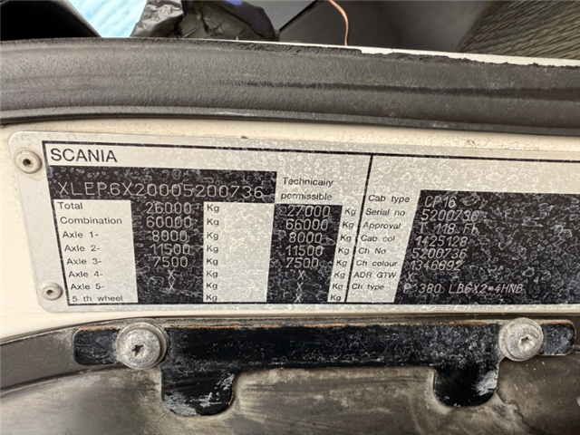 Scania P380 LB6x2*4 Hvidtved Larsen FlexLine 310