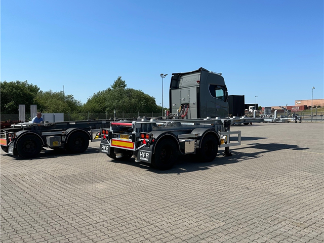 HFR Container - linktrailer Sælges - 2 stk. haves.