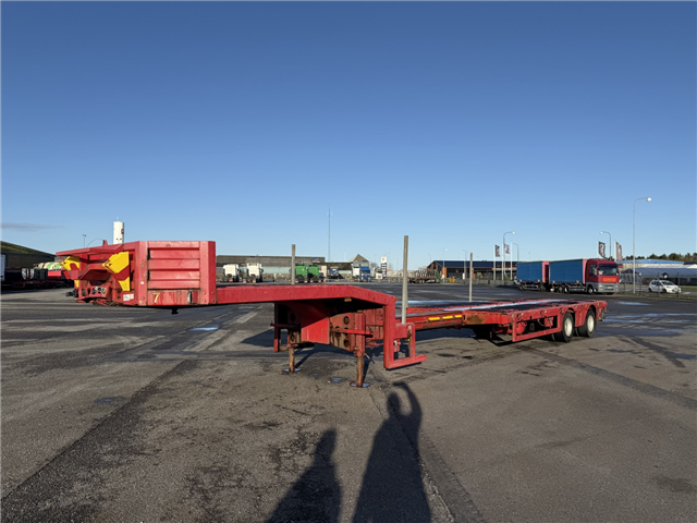 B-XL 4,5 m. 2 akslet Udtrækstrailer