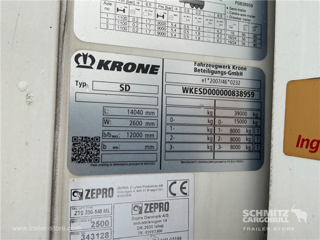 Krone Semi Reefer Standard Lift