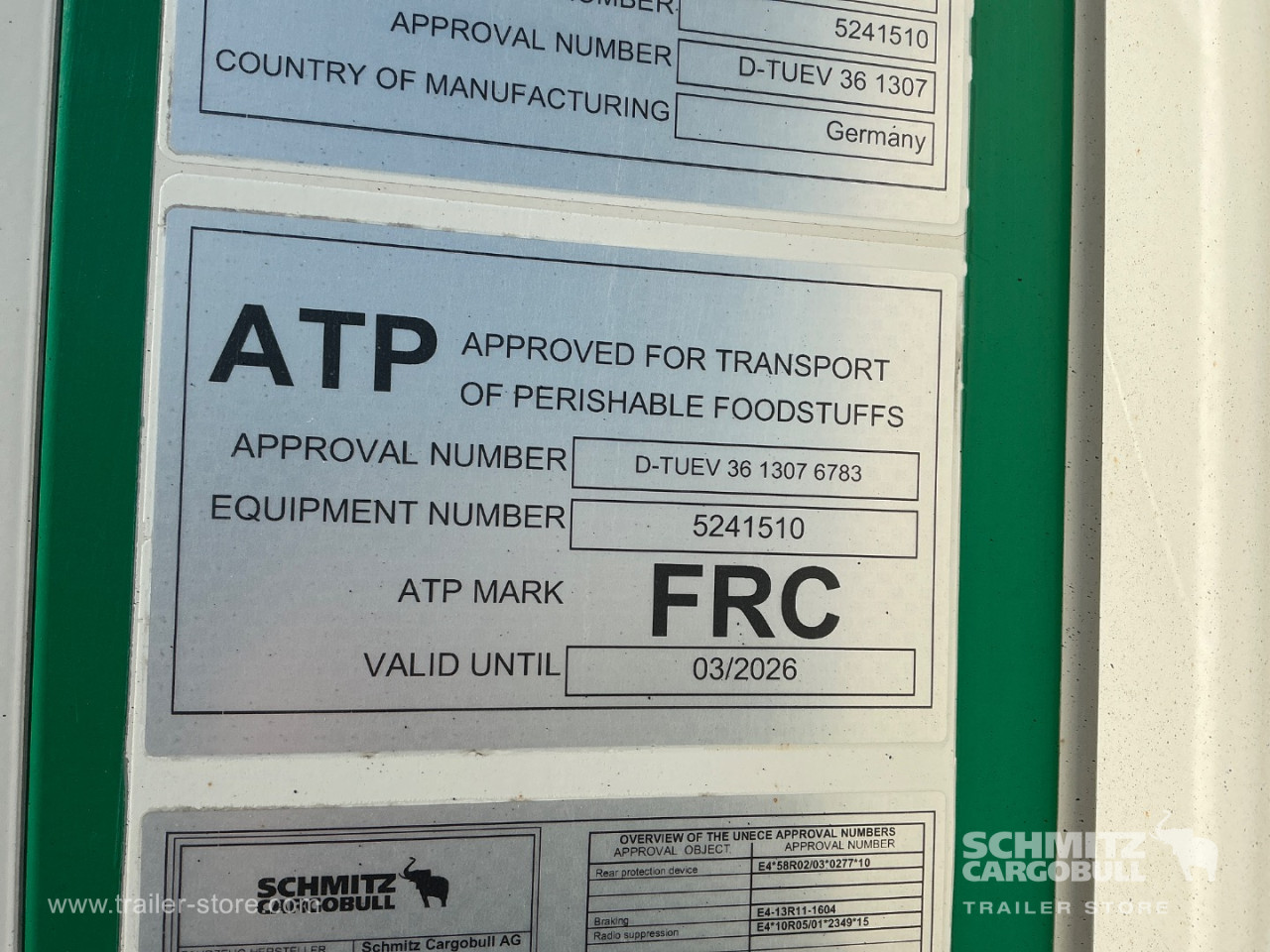 Schmitz Semi Reefer Standard