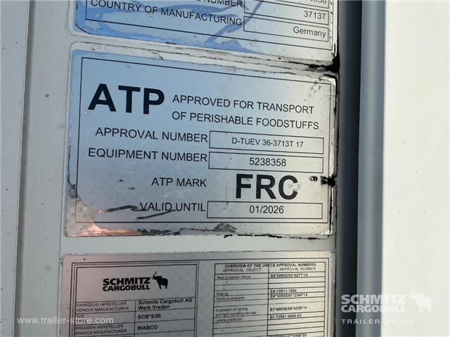 Schmitz Auflieger Tiefkühlkoffer Multitemp Dobbeltdækk