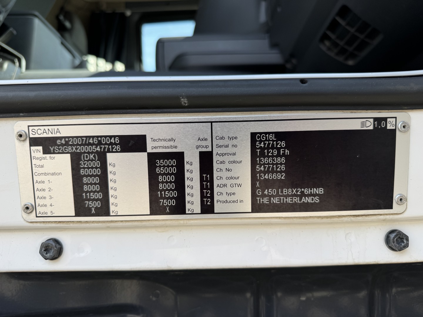 Scania G450 8x2*6 Euro 6 / Kran HMF 2620 K5