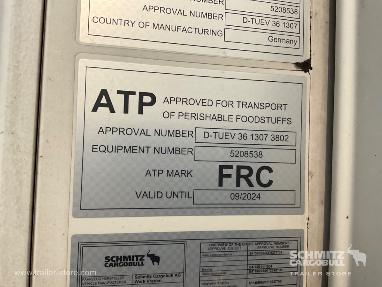 Schmitz Semi Reefer Standard Dobbeltdækk