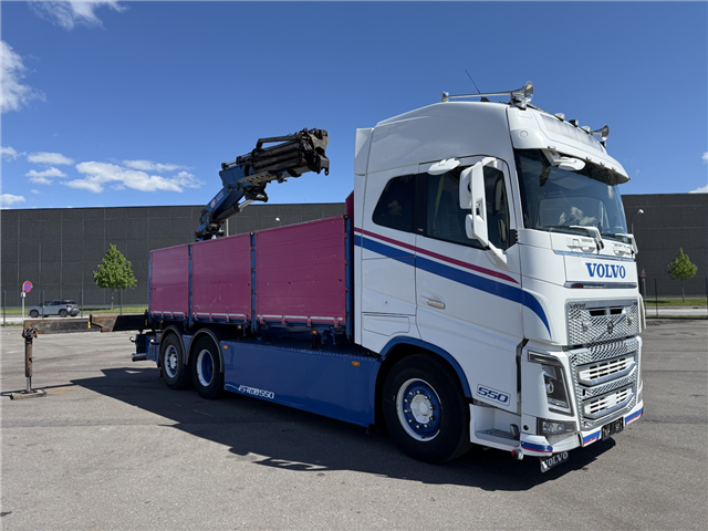 Volvo FH16/550 6x2*4 / Kran HMF 3220K4 Euro 6