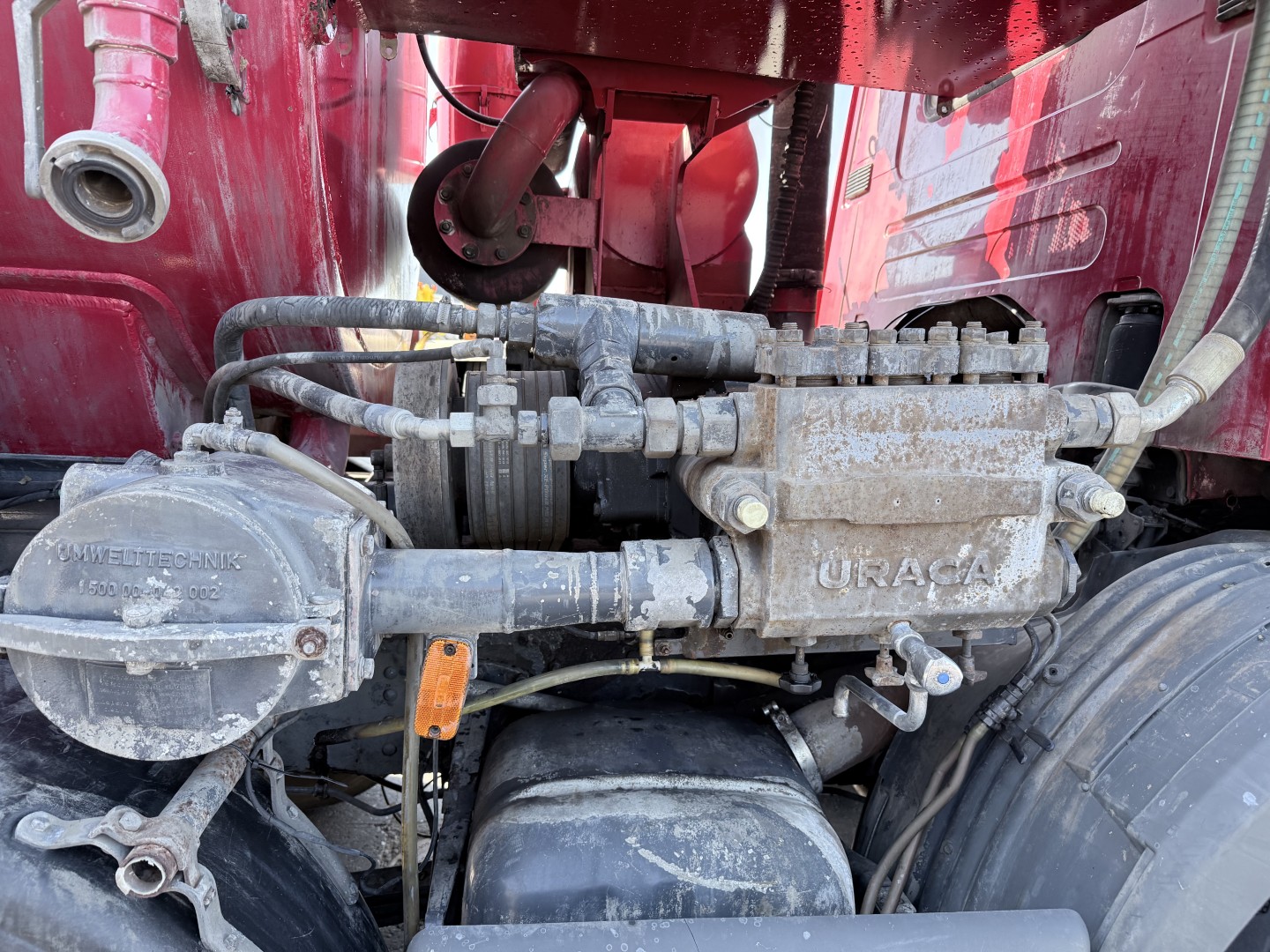 Scania 114G 380 8x2*6 Assmann 13,4 m3 PED Slamsuger