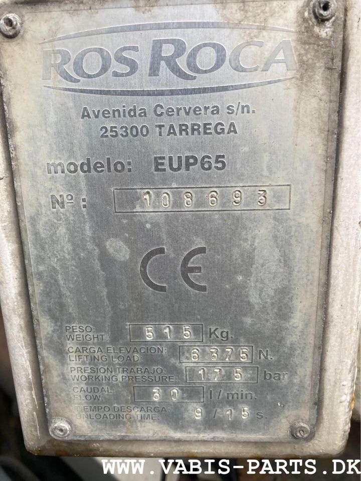 Volvo FE280 Euro5 4X2 med Ros-Roca komprimatoranlæg