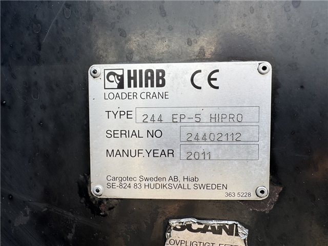 Scania G480 8x2*6 Kroghejs / Hiab 244 EP-5 Hipro