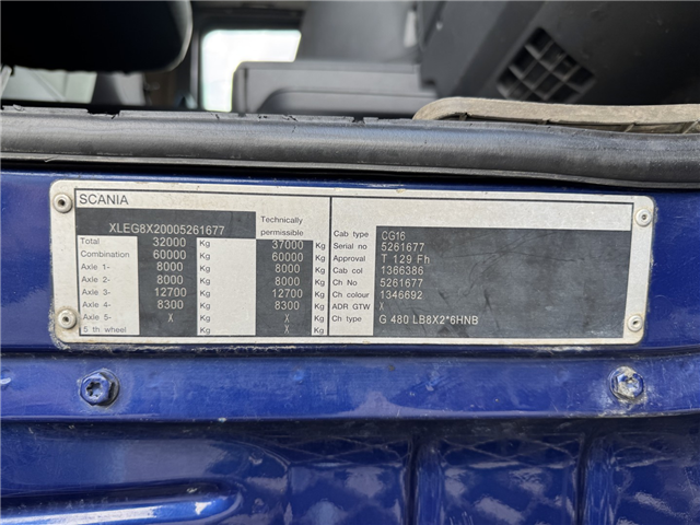 Scania G480 8x2*6 Kroghejs / Hiab 244 EP-5 Hipro