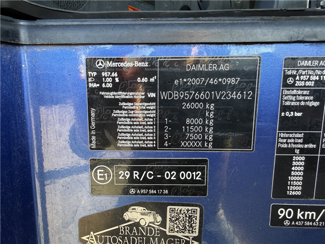 Mercedes Econic 2633 6x2*4 Hvidtved Larsen SLP309 Euro 5