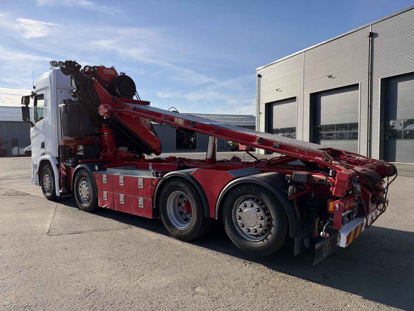 Scania R450 NGS 8x2*6 Fassi F245A 5 udskud wirehejs