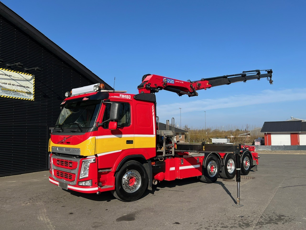 Volvo FM460 8X2*6 HMF 2120 Kran og hejs