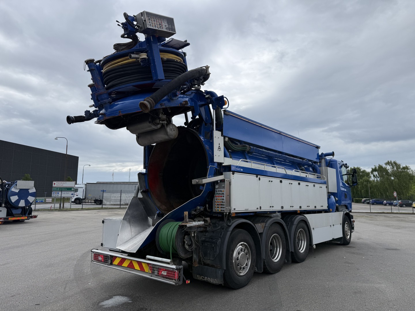 Scania R520 V8 Hvidtved Larsen RECycler 414 Euro 6