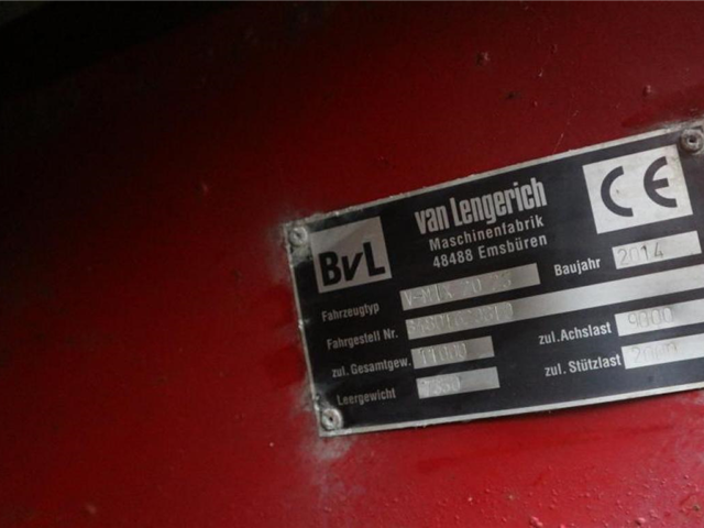 BVL van Lengerich fullforvogn - 2014-modell - 3 stk kamera - vekt - skjerm følger med