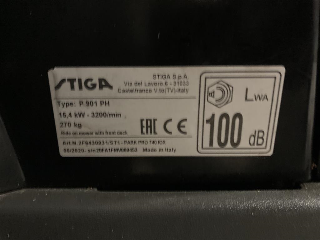 Stiga Titan 740IOX 2018, Super fin maskine.