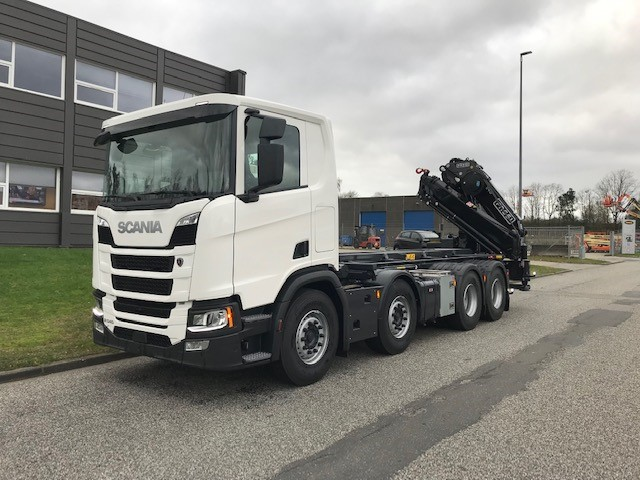Scania R540 B8X4 med tandemløft