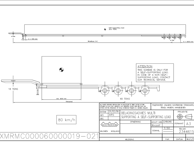 Diverse Noteboom Maskintrailer