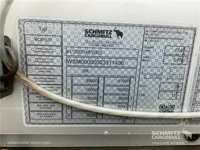 Schmitz Semi Curtainsider Standard Holder til gaffeltruck