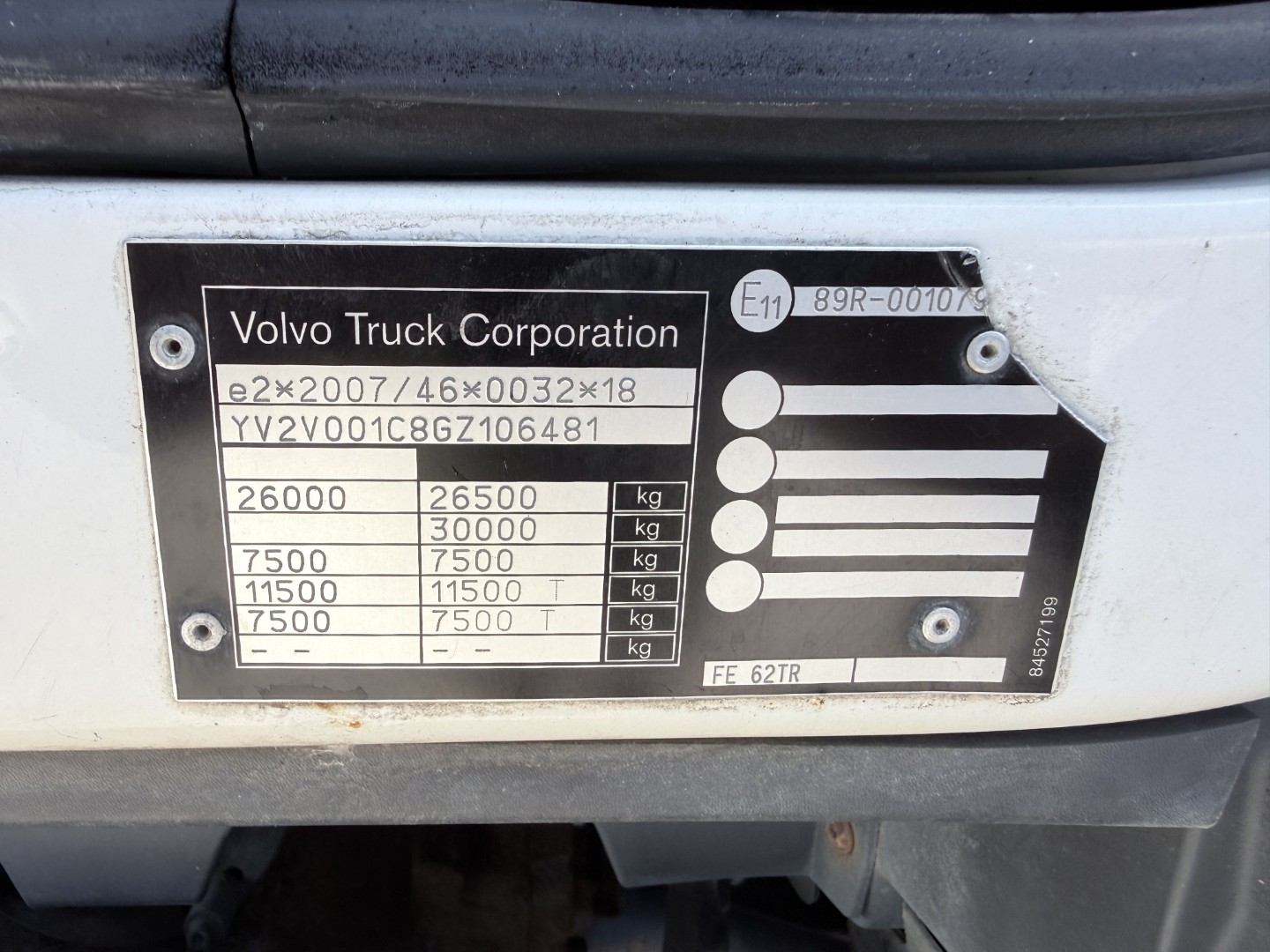 Volvo FE320 6x2*4 Frigoblock FK25SL 9.9 m kølekasse