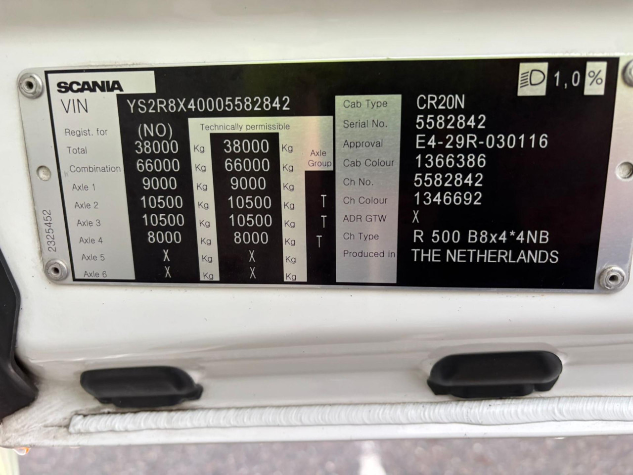 Scania R 500 B8x4*4NB Vacuum Cleaner