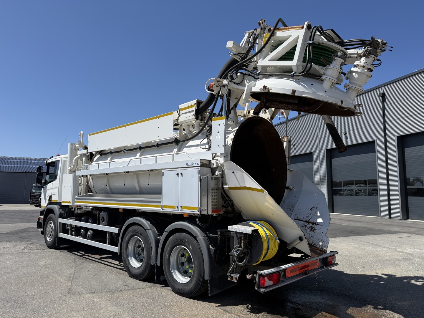 Scania P360 6x4 Hvidtved Larsen Flexline 312 Euro 6
