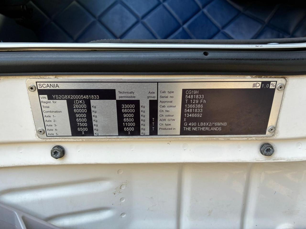 Scania G 490 LB8x2/*6MNB - Kroghejs