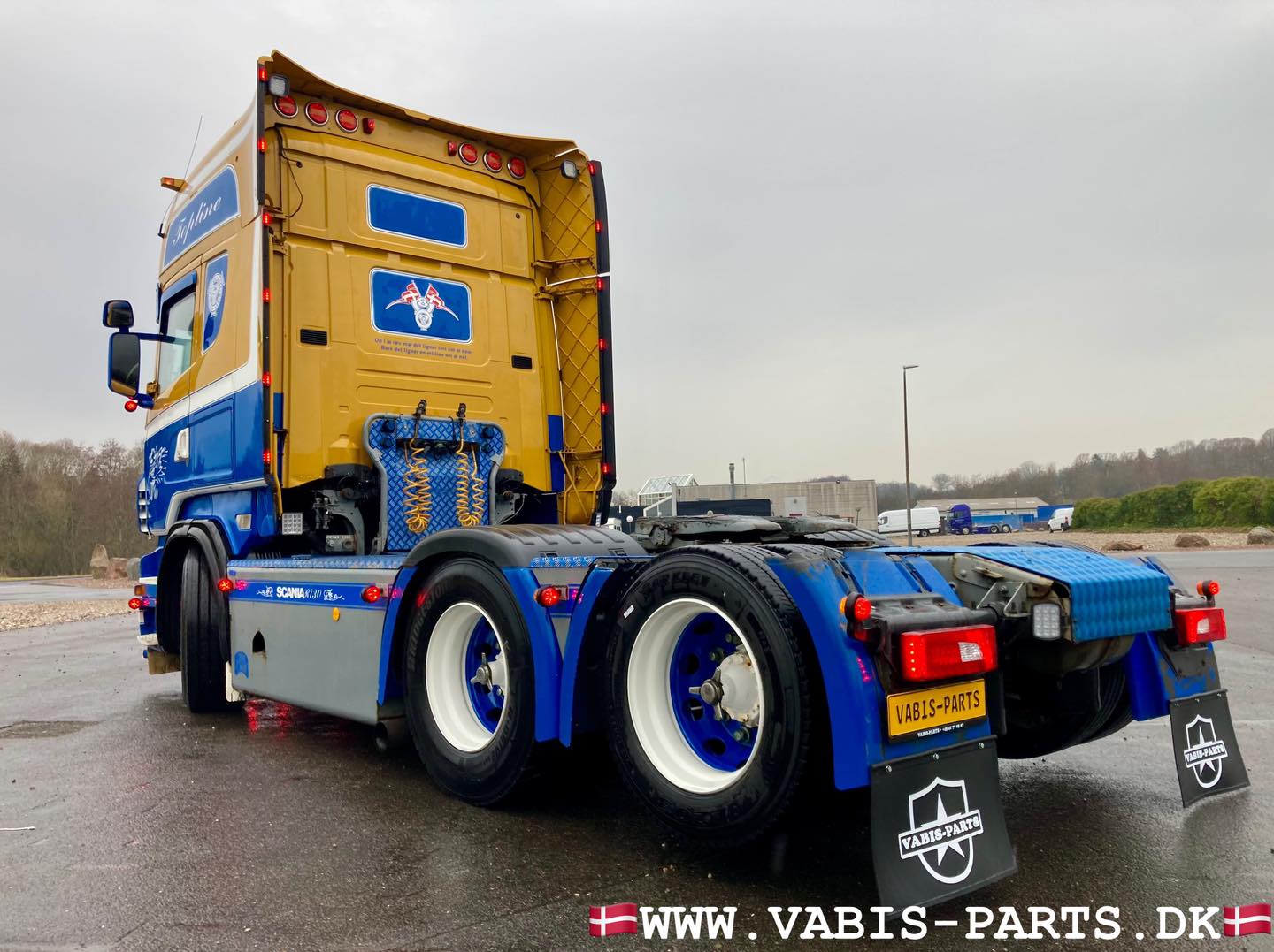 Scania R730 Boggie med 2 strengs hydraulik.