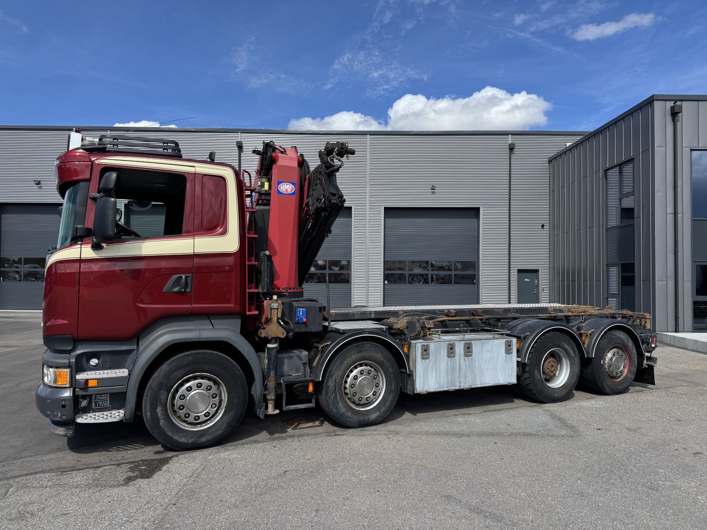 Scania R490 8x2*6 Euro 6 Wirehejs / HMF 3220 K6