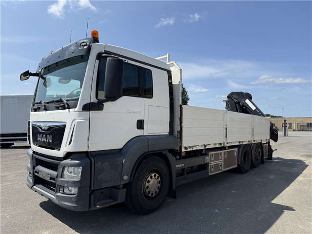 MAN TGS 26.400 6x2 / HMF 2620 K5 / MOTORSKADE