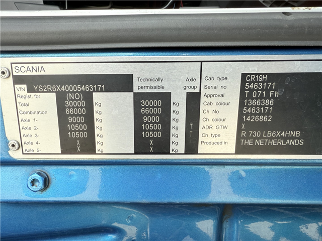 Scania R730 6x4 Palfinger Epsilon M12L80