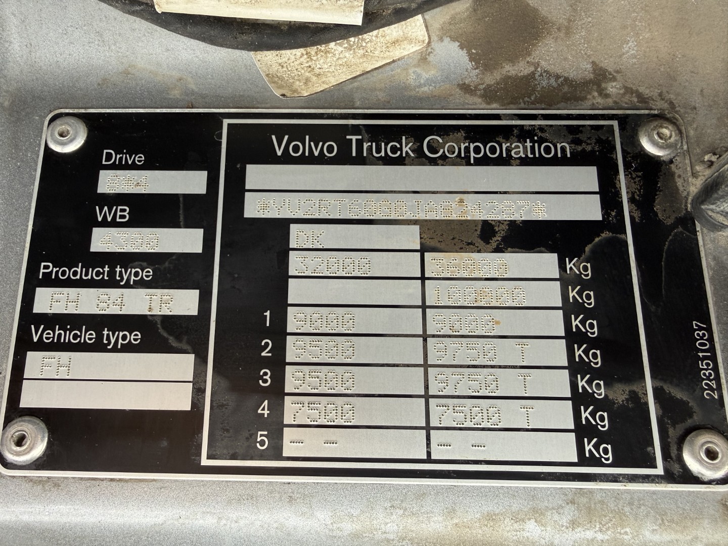 Volvo FH540 8x4*4 HMF2620 K5 Hejs / Kran
