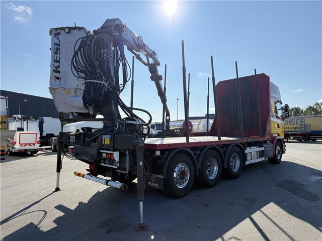 Scania R580 8x4*4 Kesla 21127 Skovbil