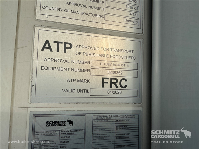 Schmitz Auflieger Tiefkühlkoffer Multitemp Dobbeltdækk