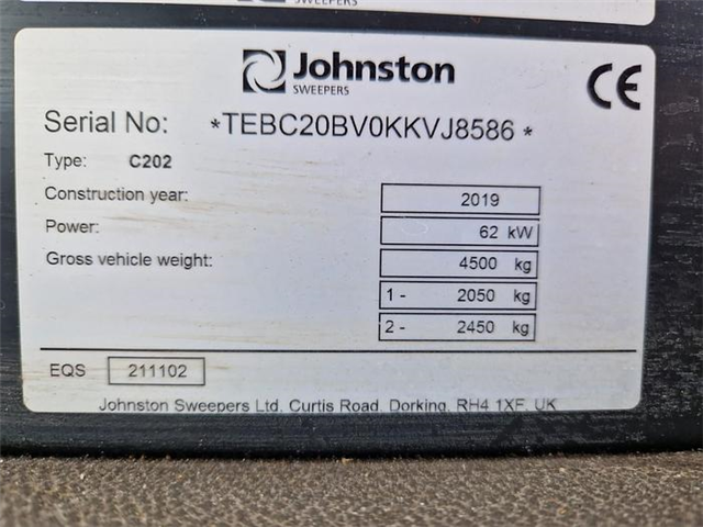 Johnston-Beam C202 Euro 6c Kompakt fejemaskine