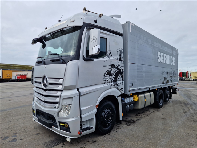 Mercedes Actros 2545 6x2*4 Dinkel Magnus kasse / Kran / Kompressor