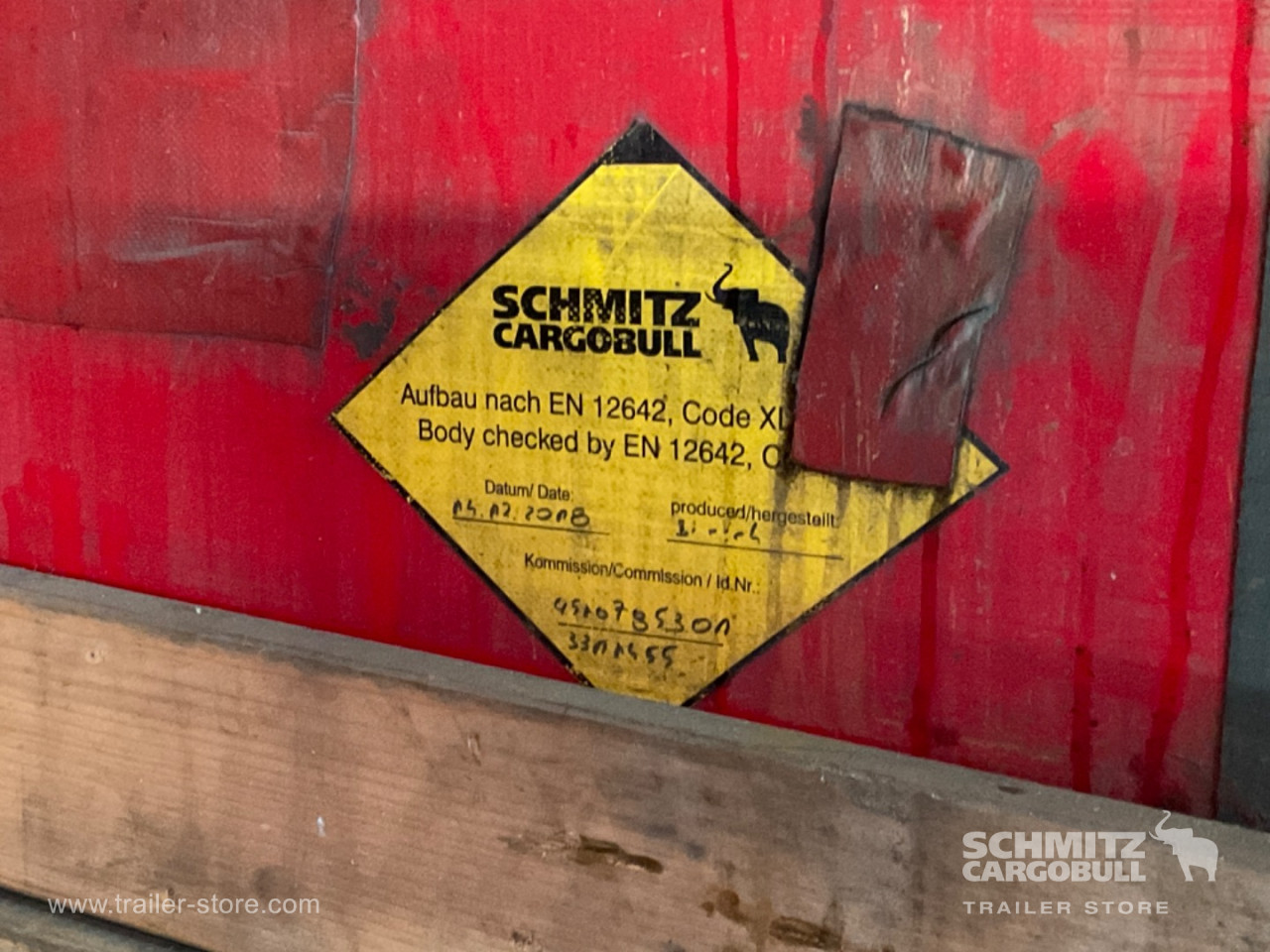 Schmitz Semi Curtainsider Standard Holder til gaffeltruck