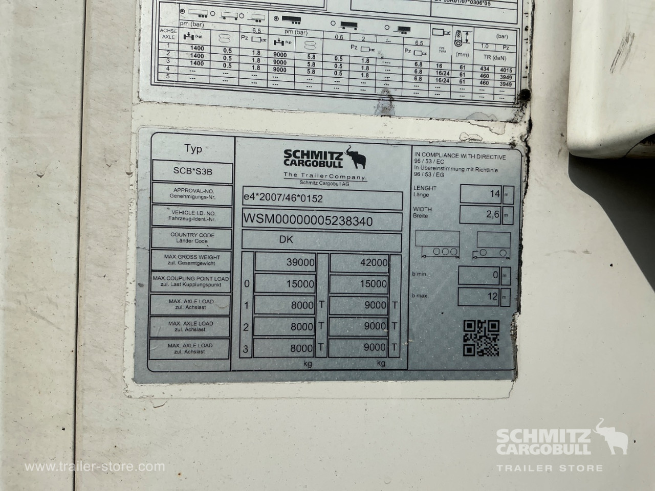 Schmitz Auflieger Tiefkühlkoffer Multitemp Dobbeltdækk Lift