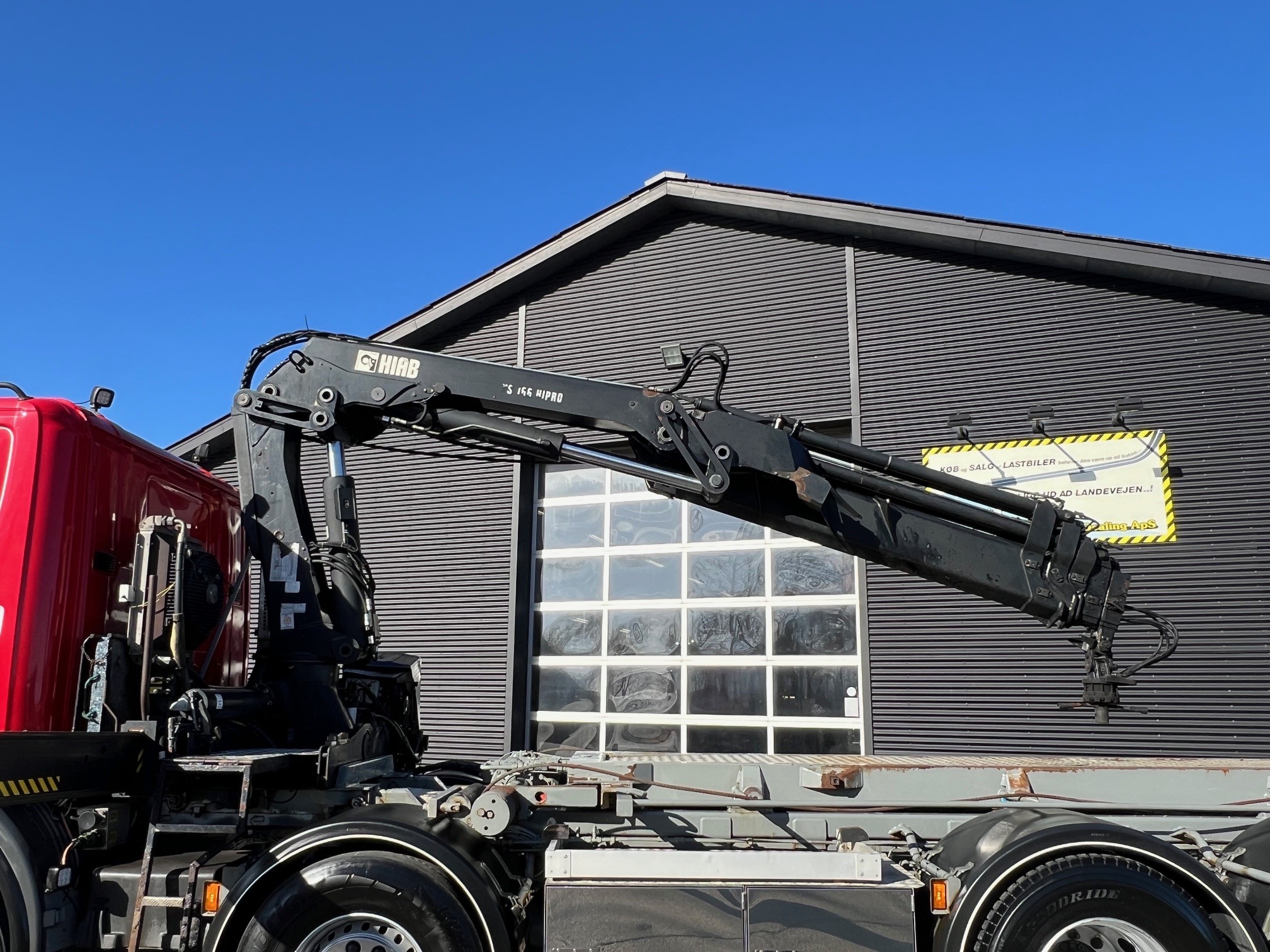 Scania G480 Hiab XS 166-4 + Sawo hejs