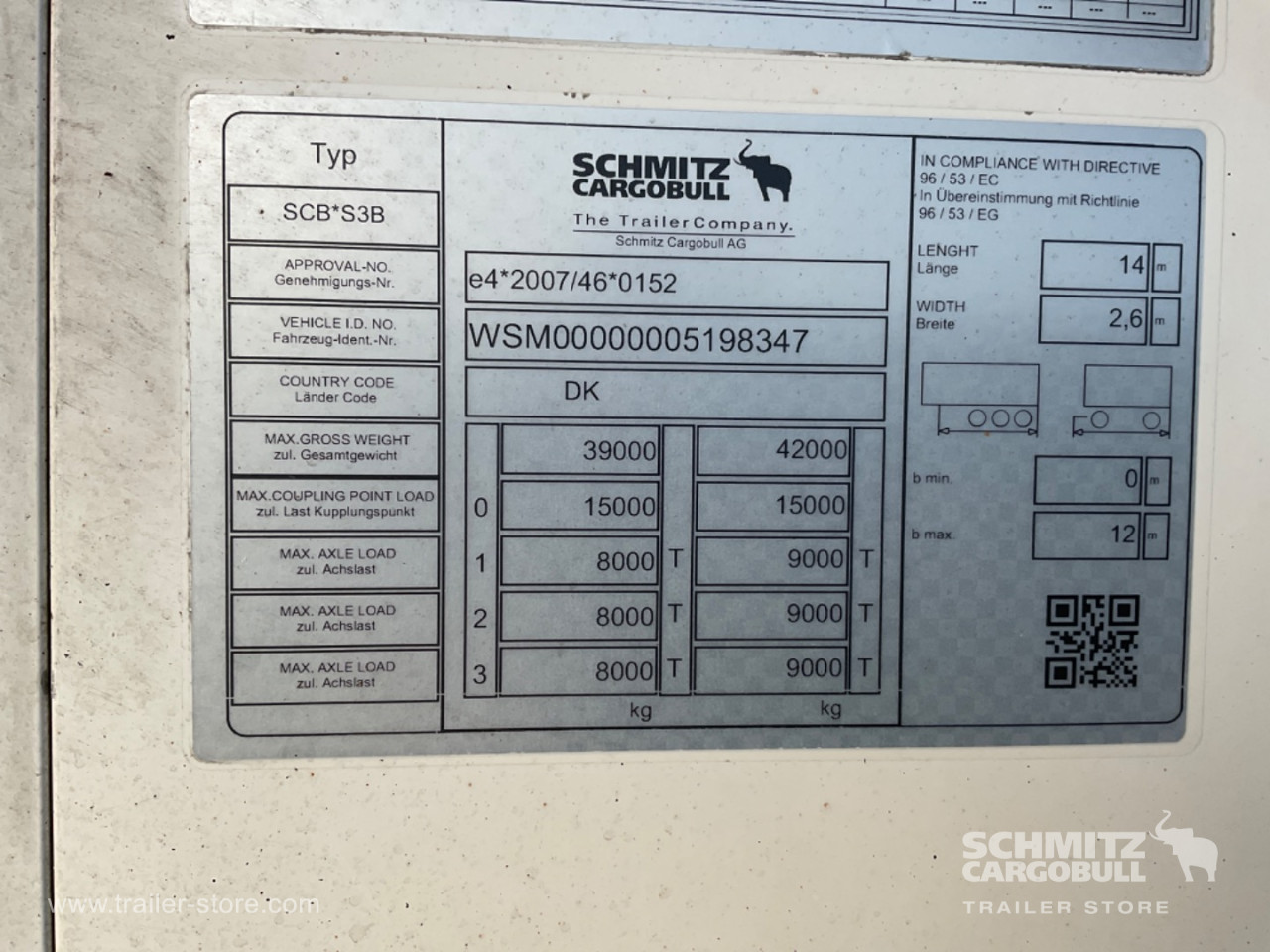 Schmitz Semi Reefer Standard Dobbeltdækk