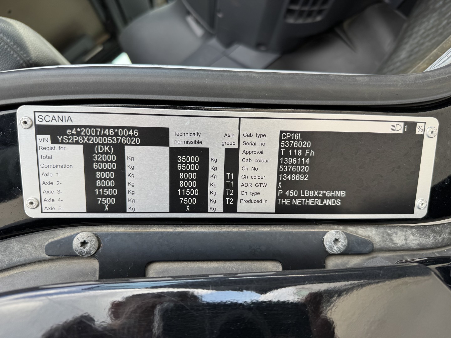 Scania P450 8x2*6 Hvidtved Larsen FlexLine 414 ADR
