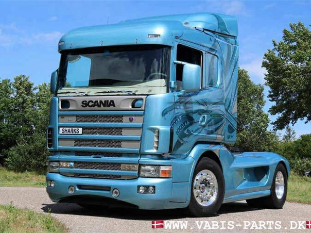 Scania 144-530 Showtruck kun 40500km fra ny
